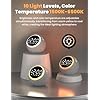 Alarm Clock with White Noise Machine & Night Light, 25 Soothing Sound, Adjustable Volume, Sleep Timer, Ideal for Baby Kids Adult, Easy to Use Alarm Clock for Bedrooms